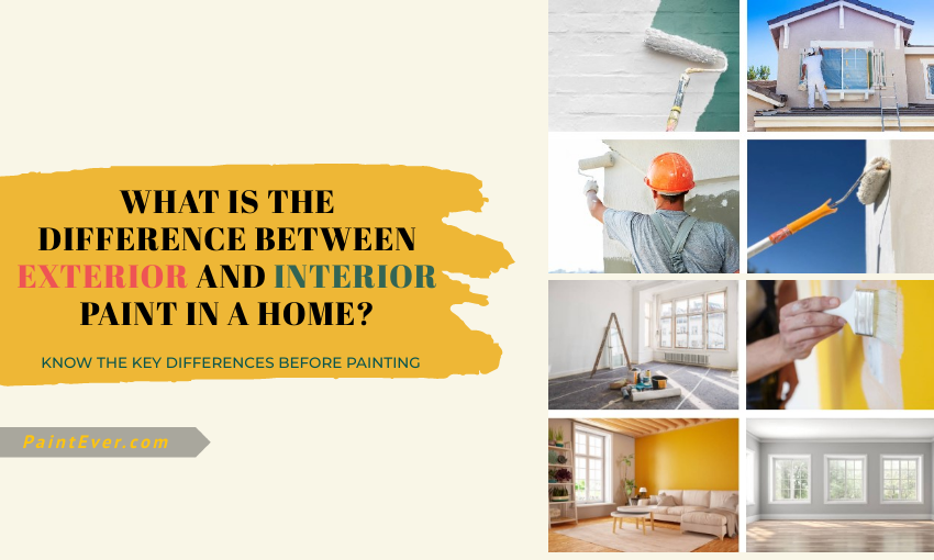What Is The Difference Between Exterior and Interior Paint