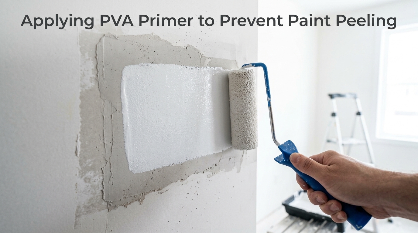 Applying PVA Primer to Prevent Paint Peeling